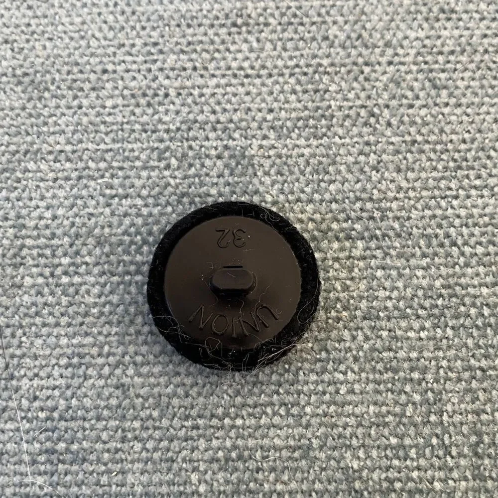 Black Velvet Button